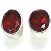 Image 2 : Silver Garnet Earrings, Suggested Retail Value $80