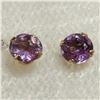 Image 1 : 14K Yellow Gold Amethyst Earrings, Made in Canada, Suggested Retail Value $80
