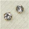Image 3 : 14K Ys Cubic Zirconia Earrings, Suggested Retail Value $300 (Estimated Selling Price from $45 to $90
