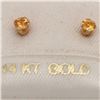 Image 2 : 14K Yellow Gold Citrine Earrings, Suggested Retail Value $80