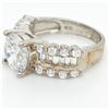 Image 3 : Silver Cubic Zirconia Ring (~Size 6), Suggested Retail Value $380 (Estimated Selling Price from $57 