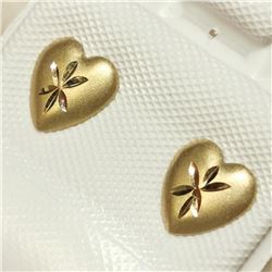 14K Yellow Gold Screwback Earrings, Made in Canada, Suggested Retail Value $200 (Estimated Selling P