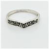 Image 2 : Silver Marcasite Ring, Suggested Retail Value $60