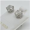 Image 4 : 14K White Gold Diamond(1.82ct) Brilliant Cut Diamonds, I3 Clarity Earrings (~weight 1.2g), Made in C