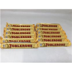 Lot of 12 x 50g Toblerone Bars