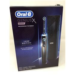 Oral-B Genius X Deluxe Edition 10000 Rechargeavle toothbrush with Artificial Inteligence