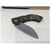 Image 3 : NEW IN BOX Buck Camo folding omni hunt knife with sheath