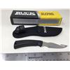 Image 1 : NEW IN BOX Buck fixed blade skinning knife with gut hook & sheath