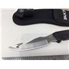 Image 3 : NEW IN BOX Buck fixed blade skinning knife with gut hook & sheath