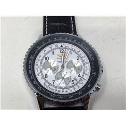 NEW Gents Breitling 1884 Leather strap Wrist Watch