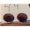 Image 2 : GARNETS - Lot of 8 large round cut garnet Gemstones total weight 20 Carats
