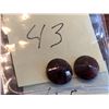 Image 4 : GARNETS - Lot of 8 large round cut garnet Gemstones total weight 20 Carats
