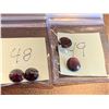 Image 1 : GARNETS - Lot of 4 large round cut garnet Gemstones total weight 10 Carats