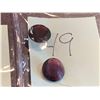 Image 3 : GARNETS - Lot of 4 large round cut garnet Gemstones total weight 10 Carats