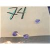 Image 3 : TANZANITE & RUBY - Lot of 5 envelopes with assorted Tanzanite Gemstones weight at 2 Carats and 1 ova
