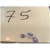 Image 4 : TANZANITE & RUBY - Lot of 5 envelopes with assorted Tanzanite Gemstones weight at 2 Carats and 1 ova