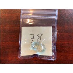 AMETHYST - One large oval cutGreen Amethyst (Prasiolite) gemstone with weight of 10 Carats