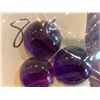 Image 2 : AMETHYST - Lot of 3 large Round cut Amethyst gemstone with total weight of 6 Carats