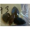 Image 2 : LABRODITE - Lot of 3 envelopes of assorted Pear cut Labrodite gemstones total weight 12 Carat.  Labr