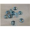 Image 1 : AQUAMARINE - Lot of 10 round cut Aquamarine Gemstones.  Aquamarine is a light blue colored, highly t