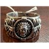 Image 1 : Silver Native Chief .925 Ring size 11