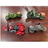 Image 1 : Lot of 4 Model collector motorbikes