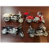 Image 1 : Lot of 4 collector motorbike models