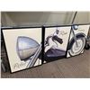 Image 1 : Set of 3 pictures Rebel, Ride, Cruising