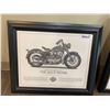 Image 1 : The Harley Davidson Cornerstone collection Framed Print - The 1953 K Model