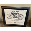Image 1 : The Harley Davidson Cornerstone collection Framed Print - The 1903 Single