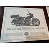 Image 1 : The Harley Davidson Cornerstone collection Un-Framed Print - The 1978 FLH anniversary edition
