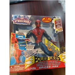 Marvel Spiderman power webs figurine