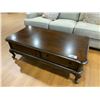 Image 1 : TRADITIONAL STYLE COFFEE TABLE, 55" X 30"