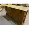Image 2 : GRANITE TOP DRY BAR, 66" WIDE, 42" TALL
