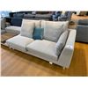 Image 2 : GREY SECTIONAL SOFA SET, 150" WIDE X 74" DEEP, INCLUDES THROW CUSHIONS
