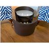 Image 2 : SMALL GLASS TOP SIDE TABLE WITH STORAGE