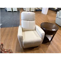 TAN RECLINING LOUNGE CHAIR