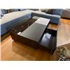 Image 2 : MODERN LOOK COFFEE TABLE SET WITH 63" X 32" STORAGE COFFEE TABLE AND SMALL SIDE TABLE