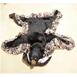 Black Bear Taxidermy Rug