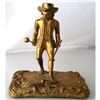 Image 1 : Late 19thc Victorian Gold Gilded Bronze Figure of a Squire, Country Gentleman