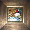 Image 1 : Mid Century Abstract Enamel on Metal Signed Painting