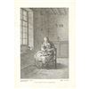 Image 2 : Vintage c1920â€™s Half-tone Print, #525F The Knitting Lesson