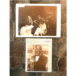 Louis Satchmo Armstrong, Jazz Musician Sepia Tone Photo