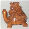 Image 2 : Dragon Riding Turtle Japanese Boxwood Netsuke