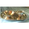 Image 1 : Art Deco Danish Pewter Creamer Sugar Set