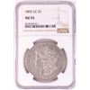 Image 1 : 1892-CC $1 Morgan Silver Dollar Coin NGC AU55