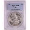 Image 1 : 1921 $1 Morgan Silver Dollar Coin PCGS MS65