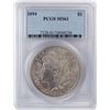 1894 $1 Morgan Silver Dollar Coin PCGS MS61