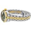 Image 7 : Rolex Ladies Two Tone Green Diamond & Emerald Oyster Perpetual Datejust Watch