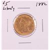 Image 1 : 1882 $5 Liberty Head Half Eagle Gold Coin